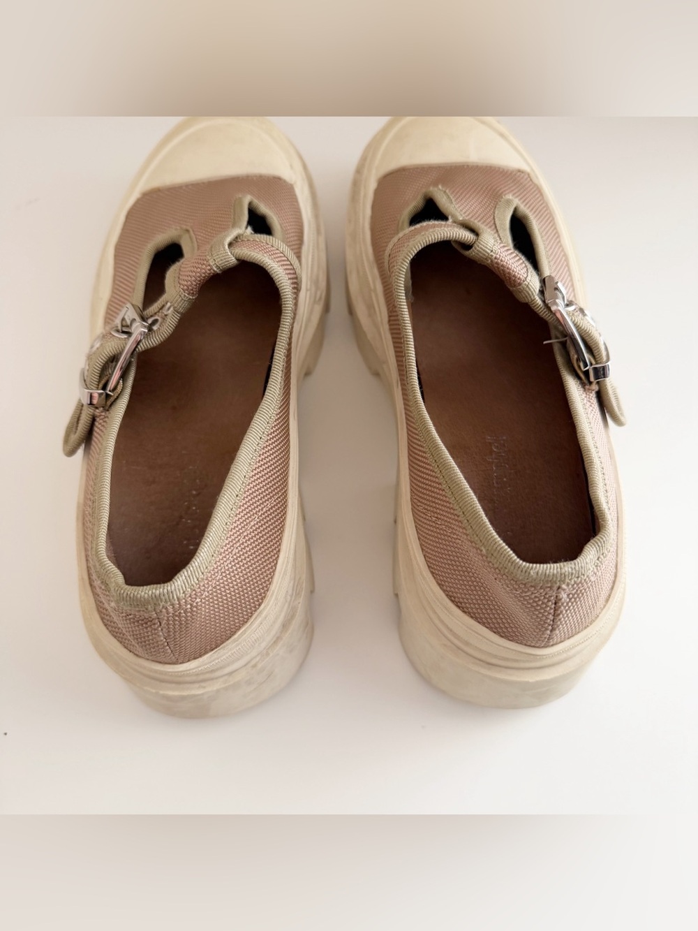 Jeffrey Campbell Marley Marry Jane Canvas Platforms size 8 - Picture 6 of 6